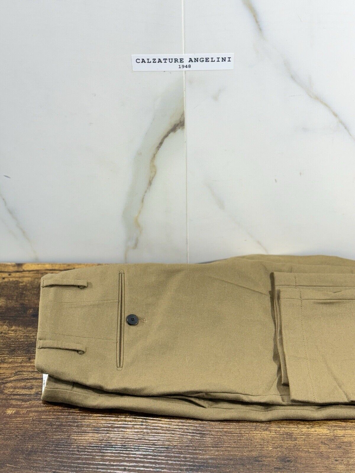 Cellar Door Pantalone Uomo Lana Vergine S.tropez Fully  Made In Italy 52