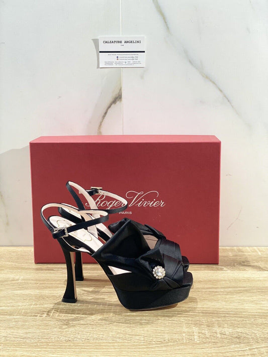 Roger Vivier Paris Sandalo Donna Lavalliere Platform Sandal Luxury 37.5