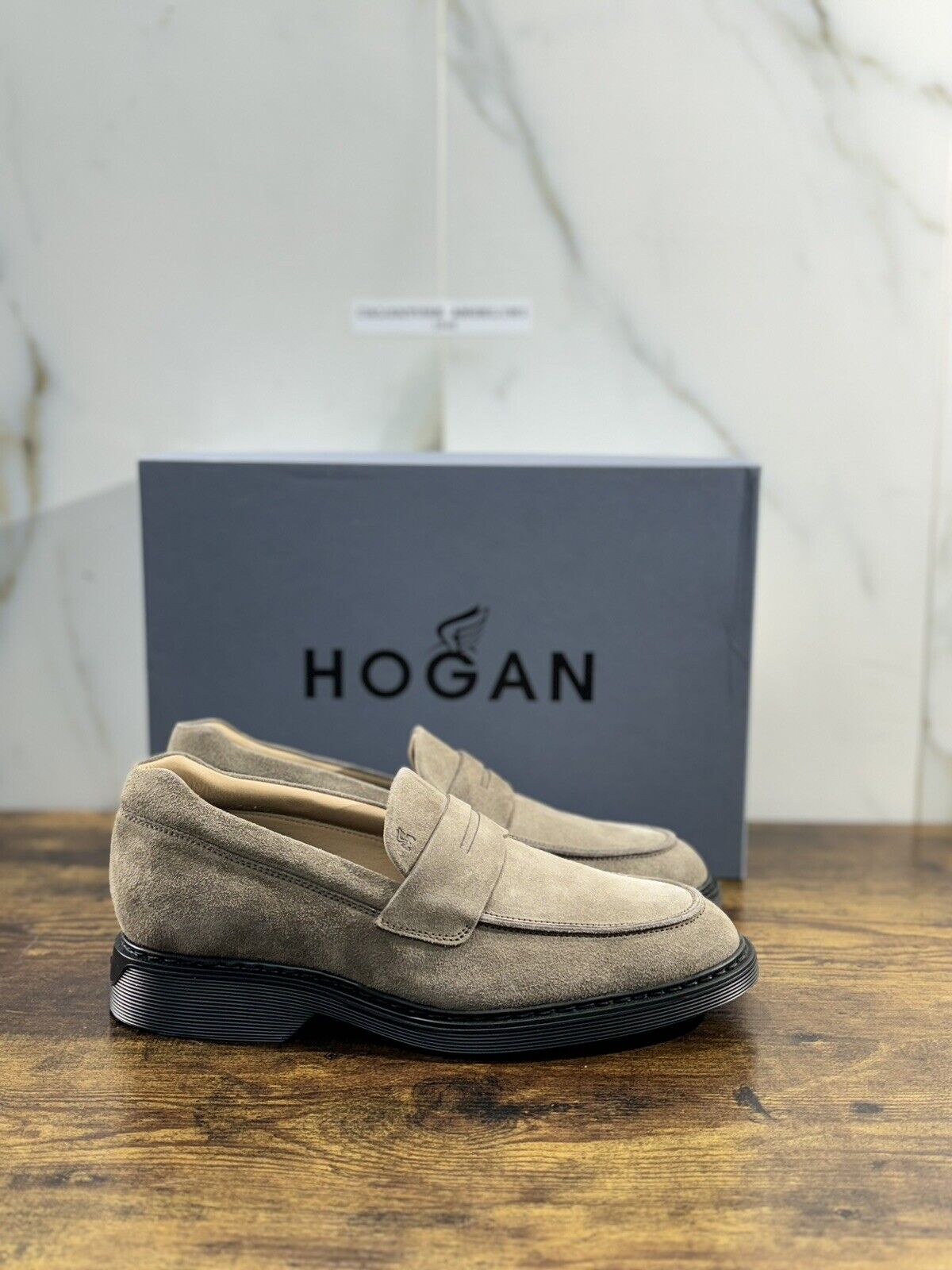 Hogan H576  Mocassino   Uomo Suede Palude    Extra Light Casual Hogan 42