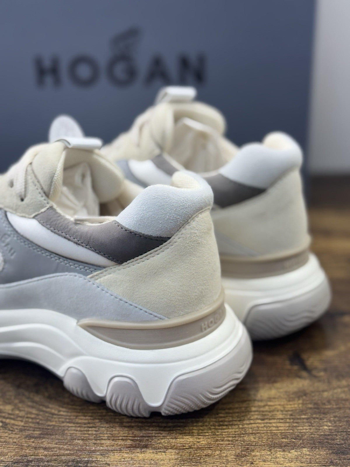 Hogan Hyper Active  Donna Sneaker Beige  Memory Foam Luxury Hogan Woman  37
