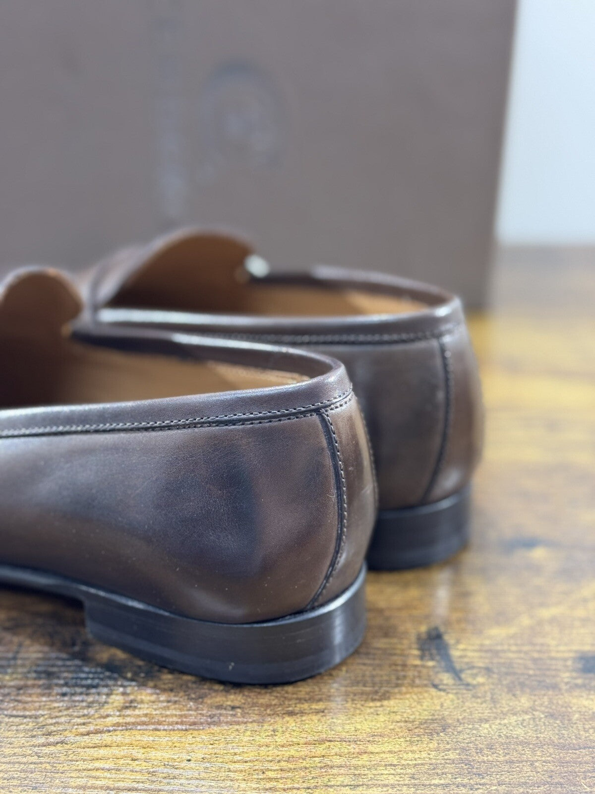 Cerbero Scarpa Uomo Doppia Fibbia Marrone  Lavorazione Blake 44
