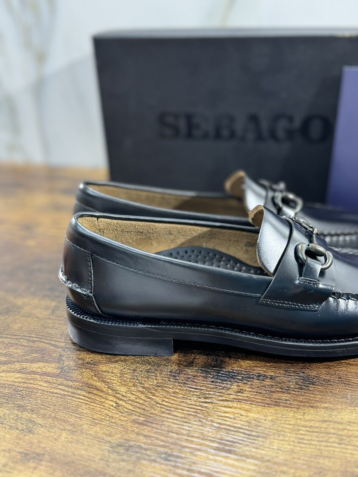 Sebago Mocassino Uomo Classic Joe Pelle Nero Icon Sebago 43.5