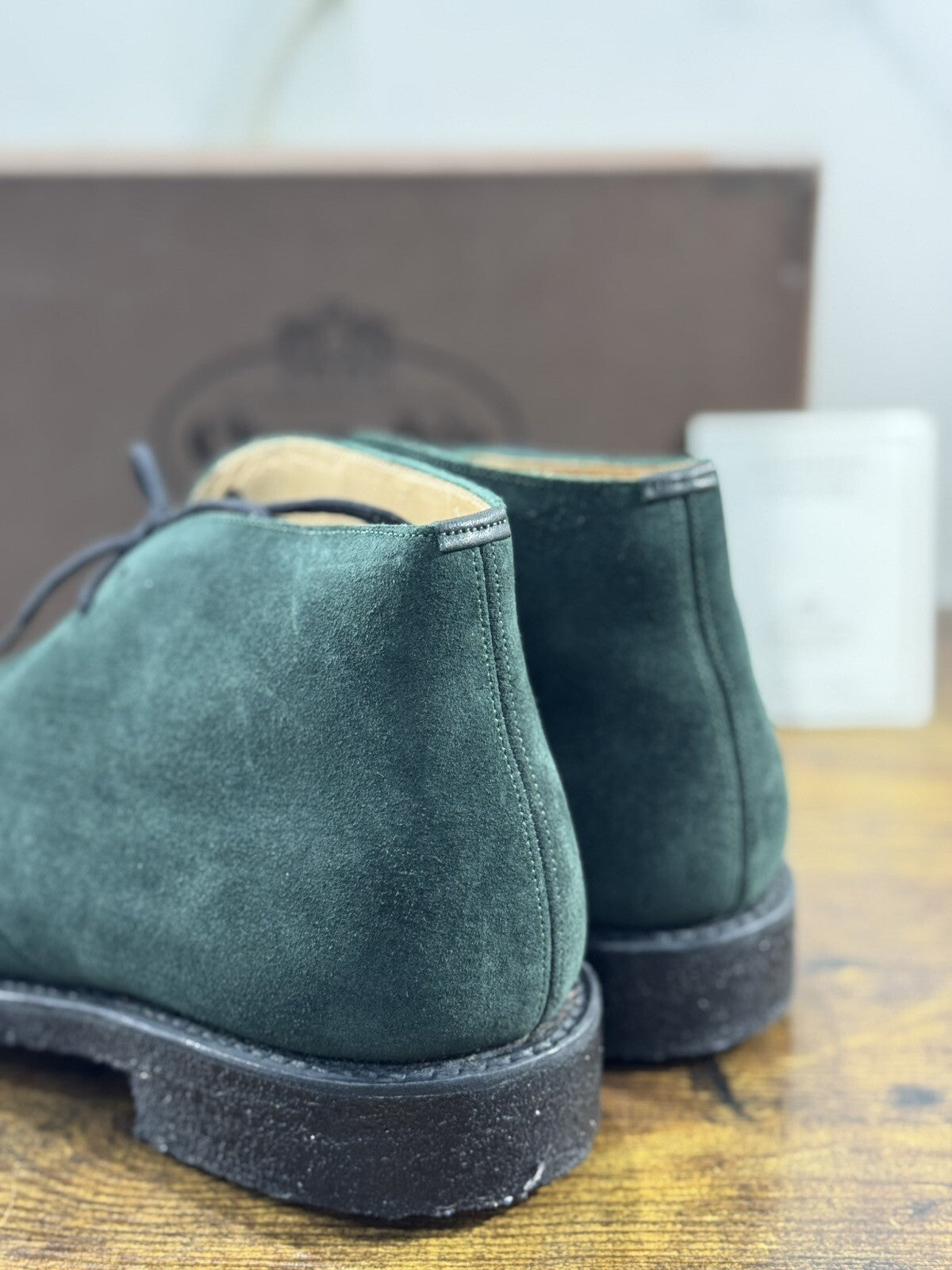 Church’s Stivale chukka Church's Ryder 81 in camoscio Forest Green Luxury 42