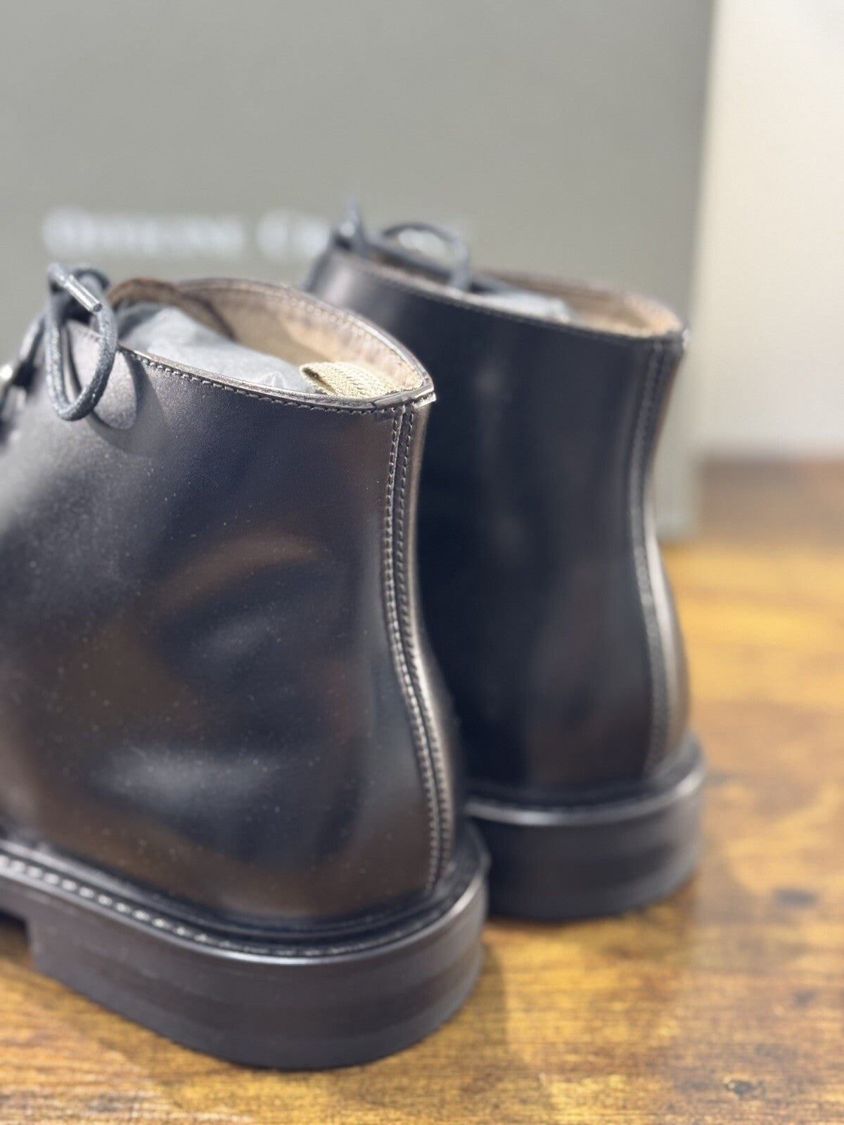 Officine Creative Polacco  Uomo Uniform   Pelle Nera    Luxury Men Boot 41