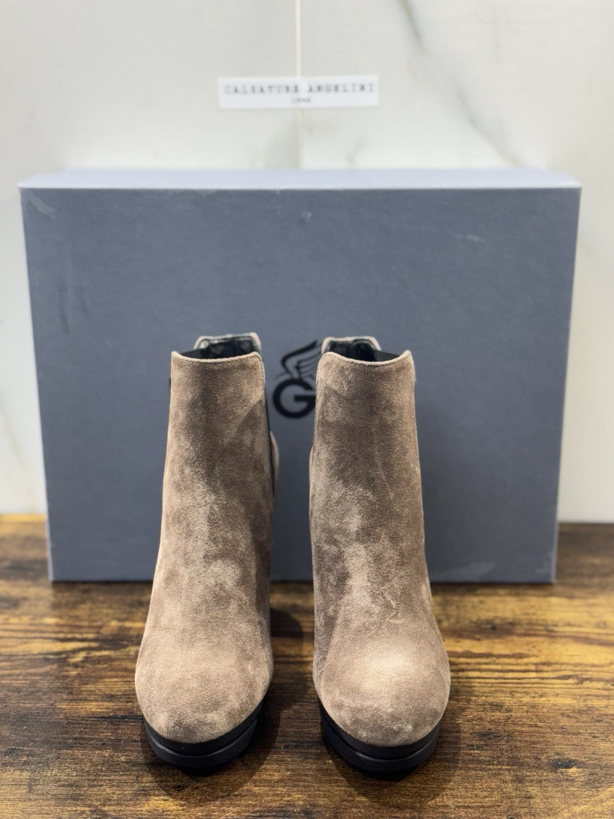 Hogan Interactive Stivaletto  Suede Palude Con Tacco Casual Hogan Donna 36