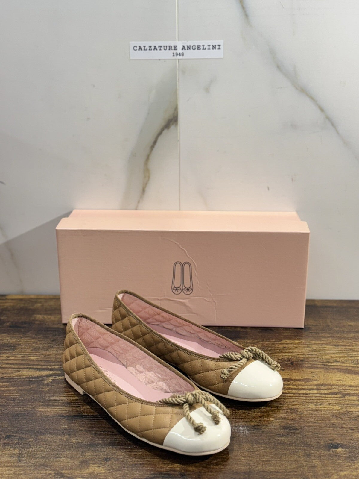 Pretty Ballerinas Scarpa Donna Rosario Pelle Beige  Ballerina Donna 37