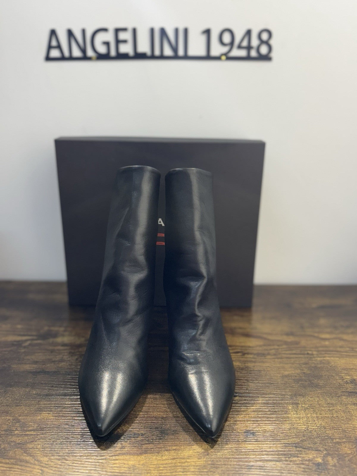 Halmanera Stivaletto Got  Pelle Nero Casual Boot Donna 40