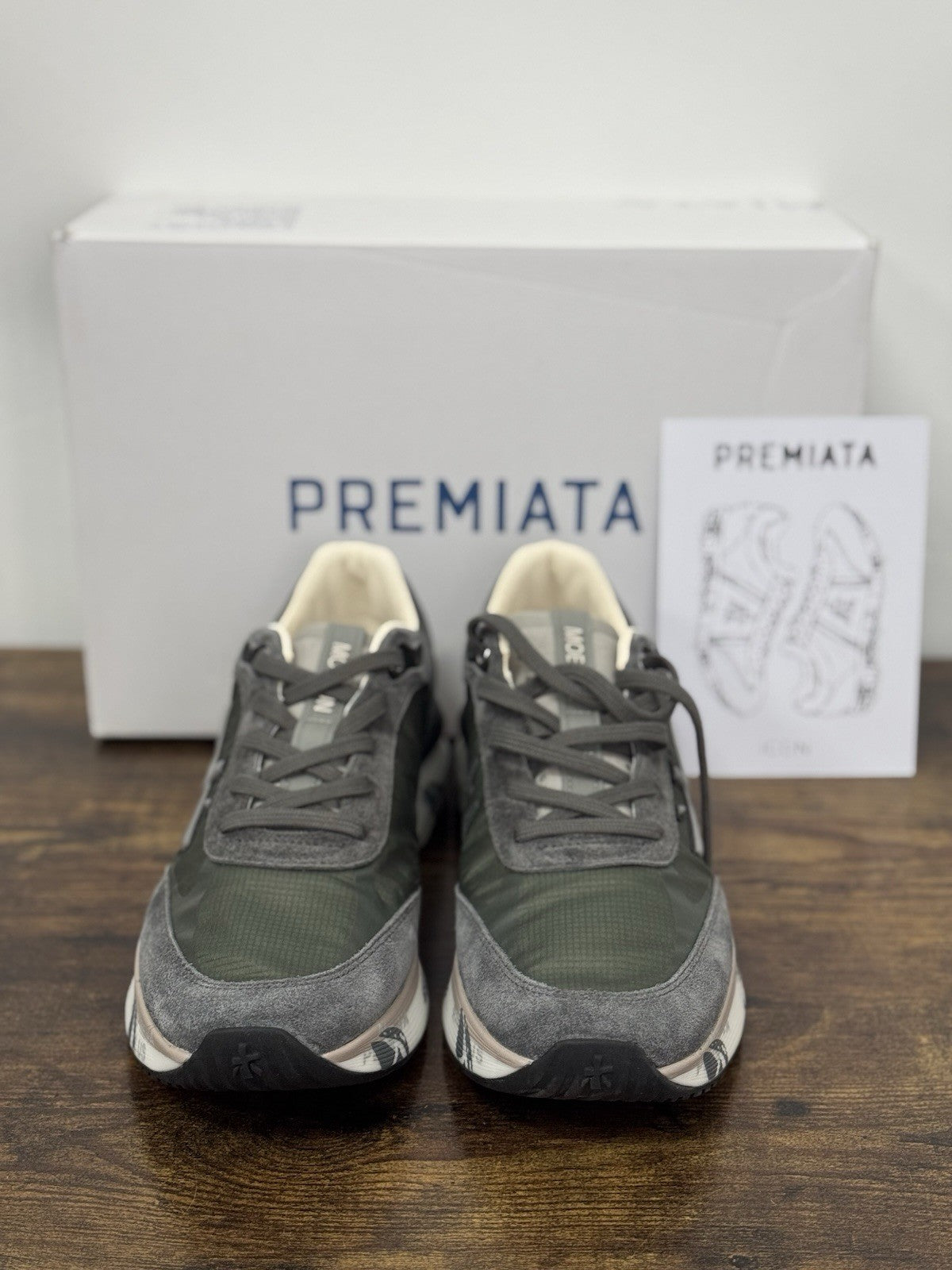 Premiata Moerun Sneaker Suede Grey   Casual Premiata Uomo 43