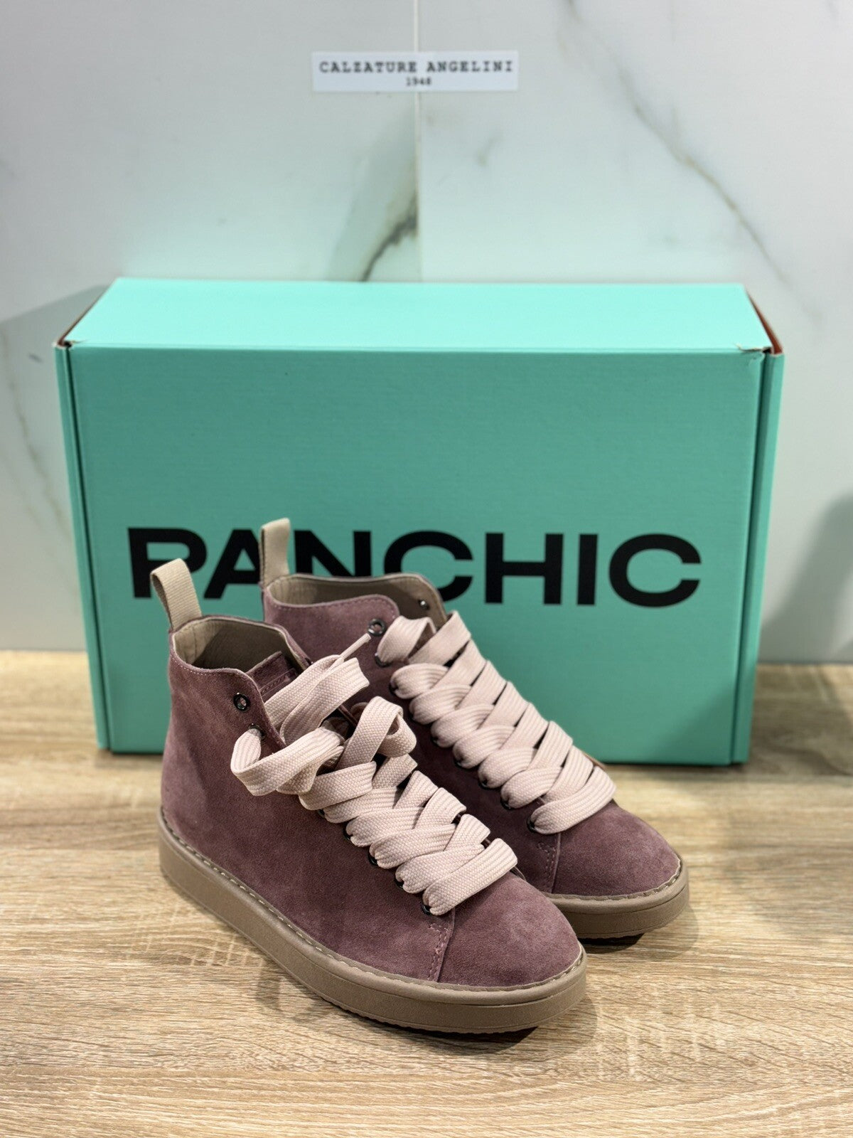 Panchic P01 Ankle Boot Donna  Suede Pink  Causal Boot Men Panchic 40