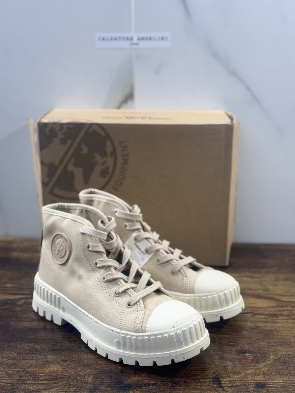 Palladium Stivaletto Pallashock Mid Desert Original Palladium Donna 37