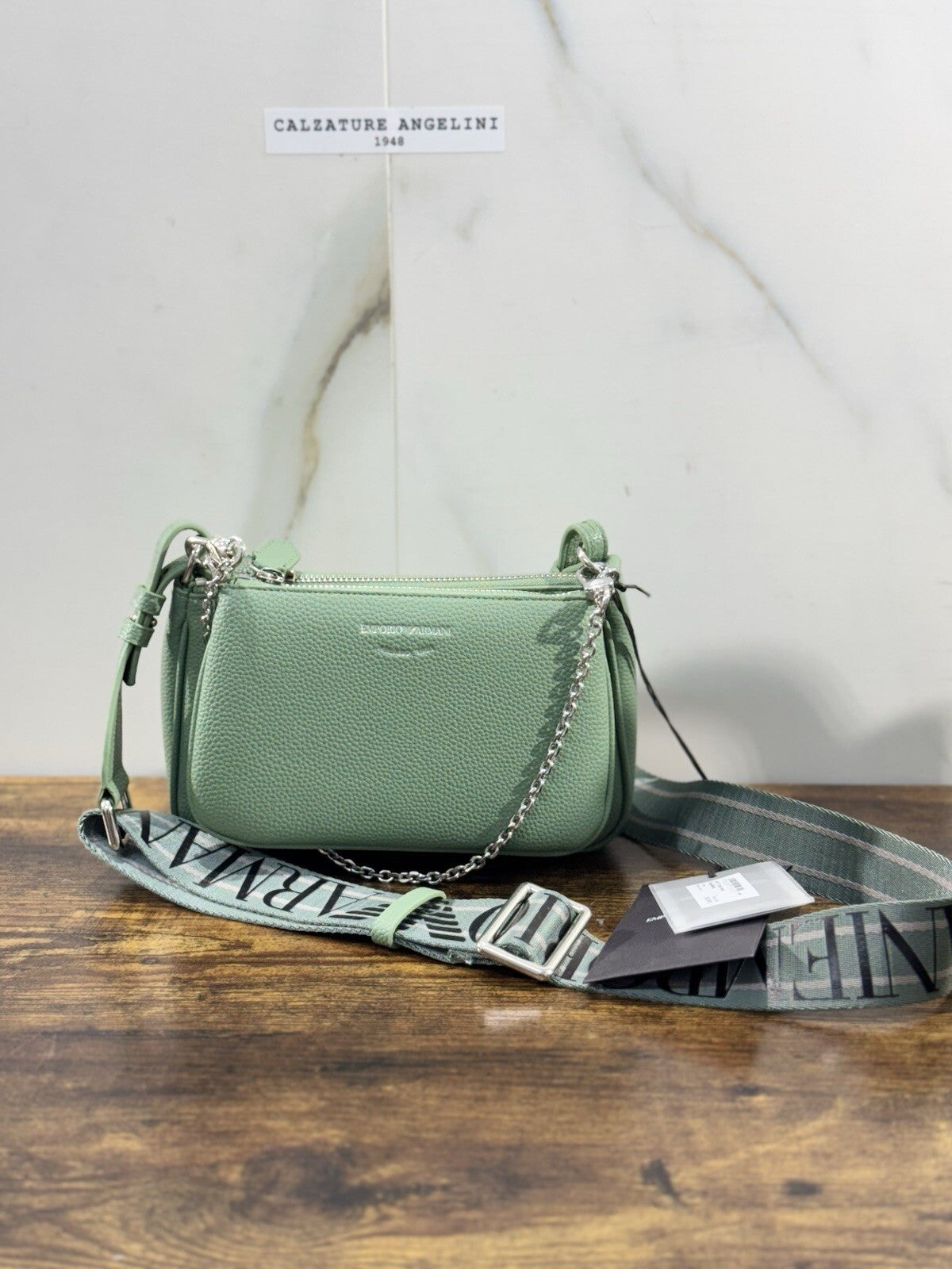 Emporio Armani Borsa Donna Tracolla  Verde Menta Armani Woman Bag
