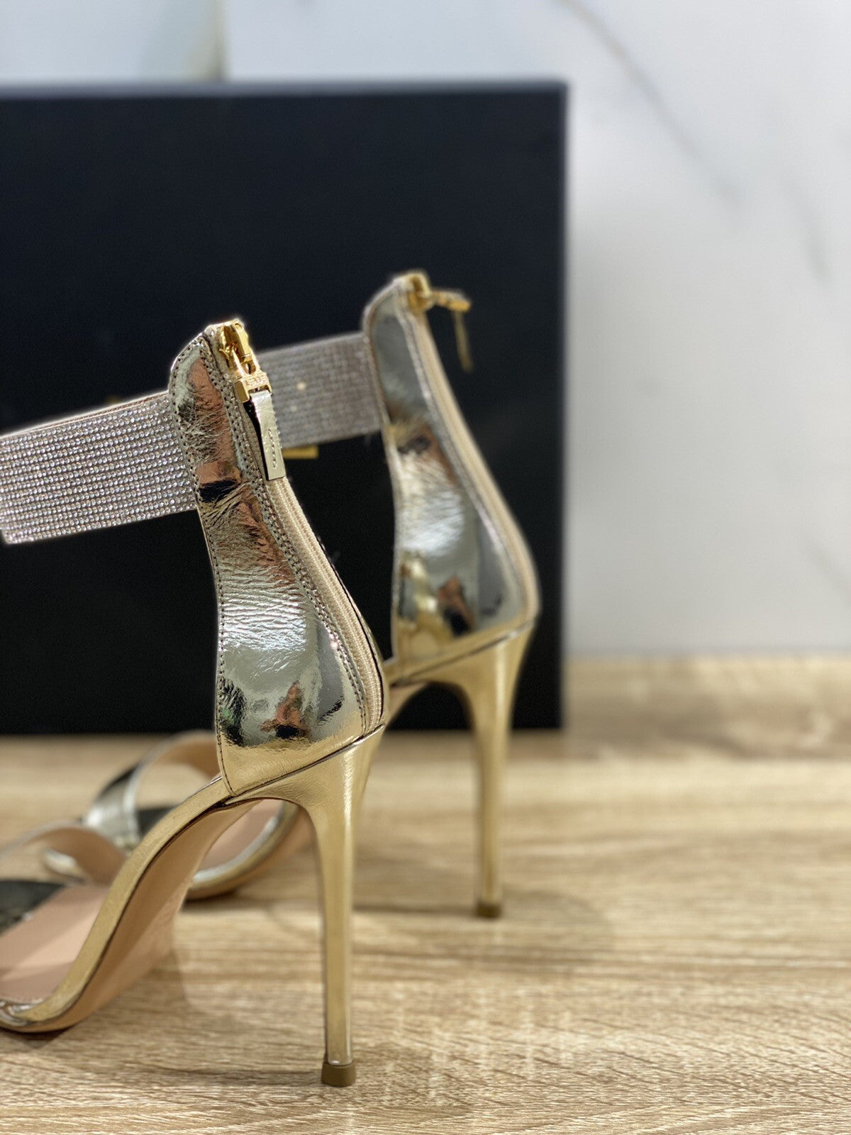 Lerre Sandalo Donna 201LR Luxury Woman Sandal Specchio Plisse 37.5