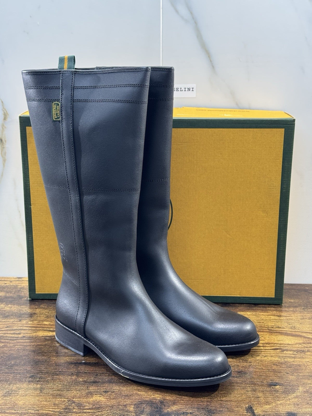 Dakota Boots Stivale Donna Cavallerizzo Pelle Nero  Top Quality 41