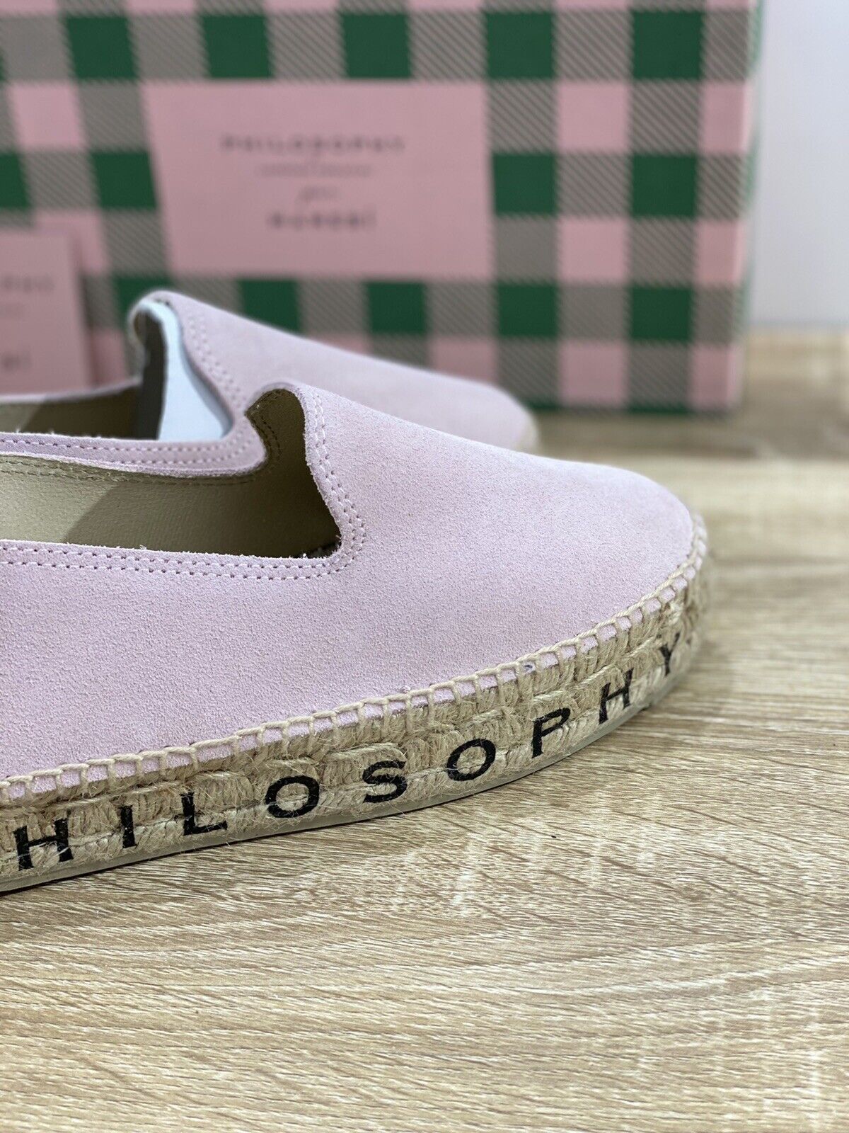 Manebi’ Espadrillas donna limited edition philosophy suede Rosa 40