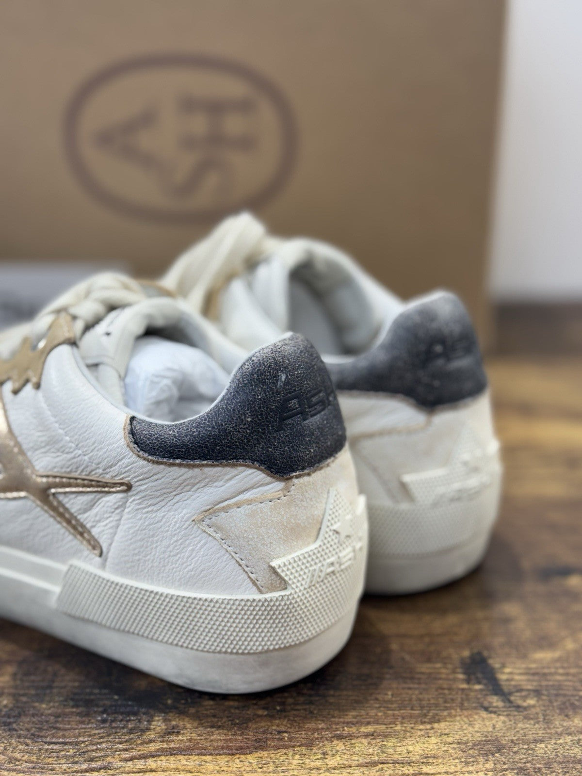Ash Moonlight  Sneaker Pelle Beige  Casual Ash Scarpa Donna 40
