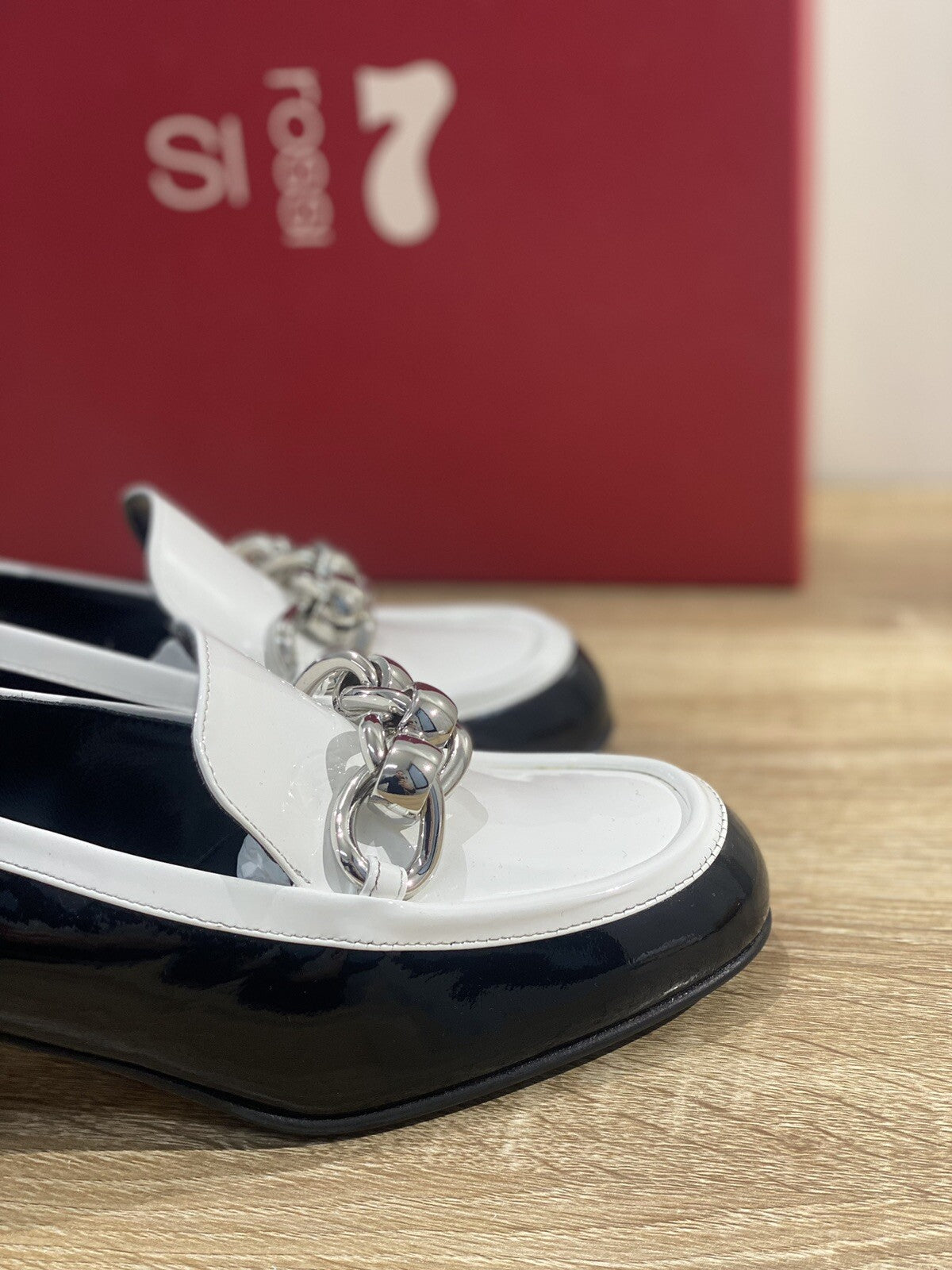 Sergio Rossi Mocassino Donna si Rossi vernice Nera luxury Sergio rossi shoes 37