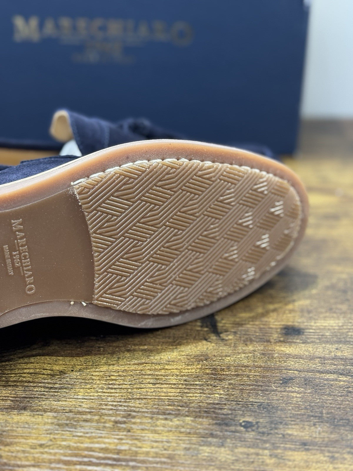 Marechiaro 1962 Mocassino Uomo Summer Icon Suede Blu  44