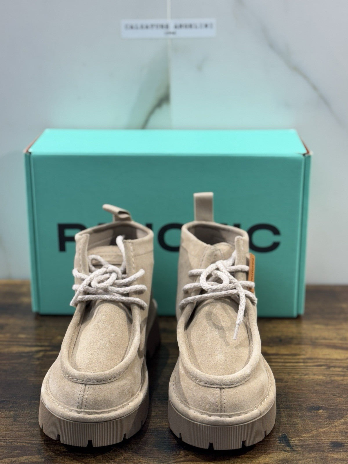 Panchic Ankle Boot Extra Light   Donna  Suede Beige   Causal Shoes   Panchic 41