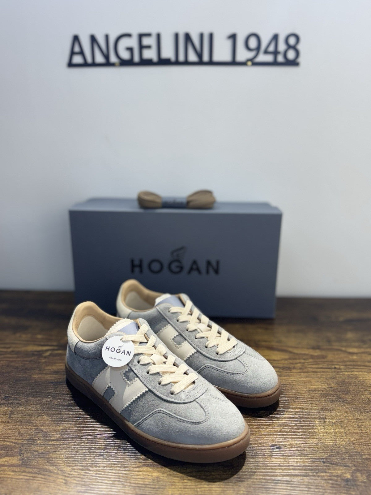 Hogan Cool Sneaker Suede Grey Ivory  Casual Hogan Donna 36