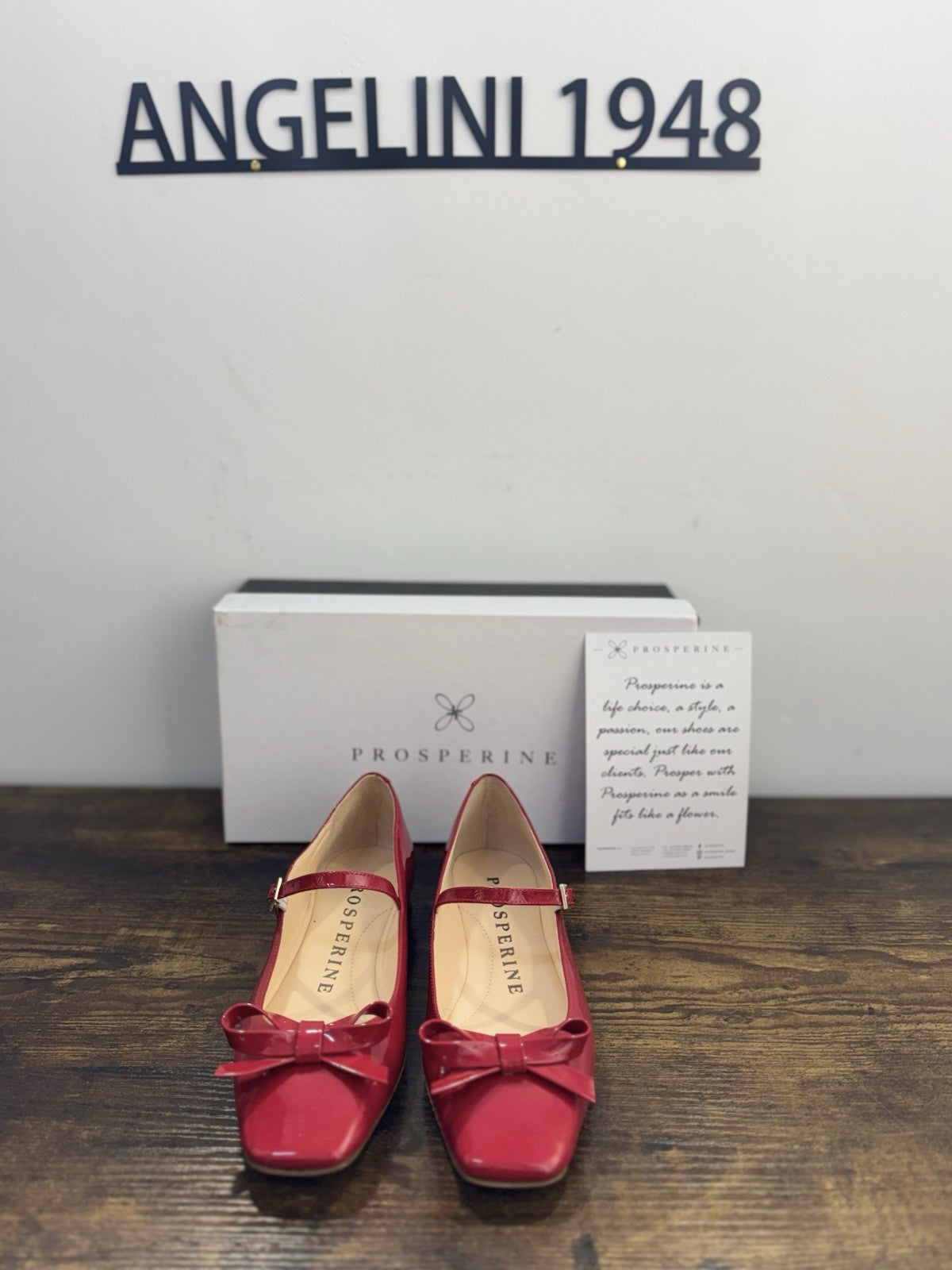 Prosperine Ballerina Vernice Rossa Casual Donna 36