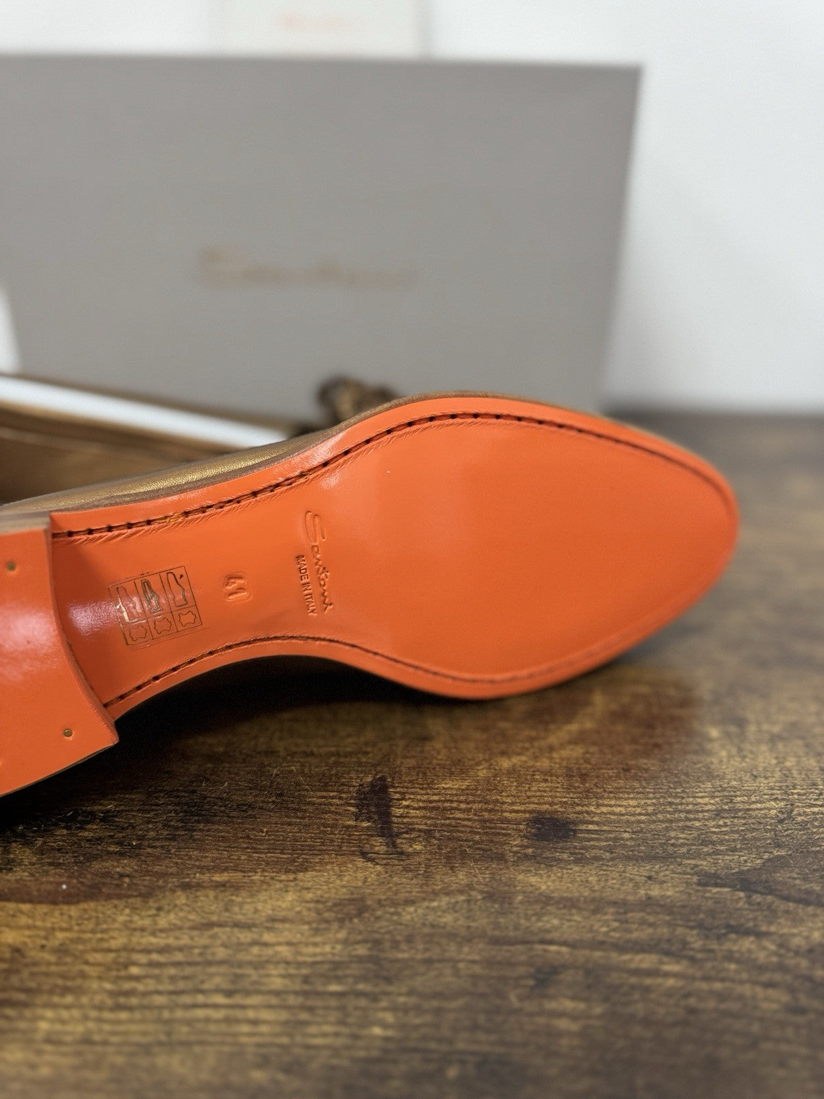 Santoni Mocassino Pelle Bronzo  Casual Luxury Santoni Scarpa Donna 41