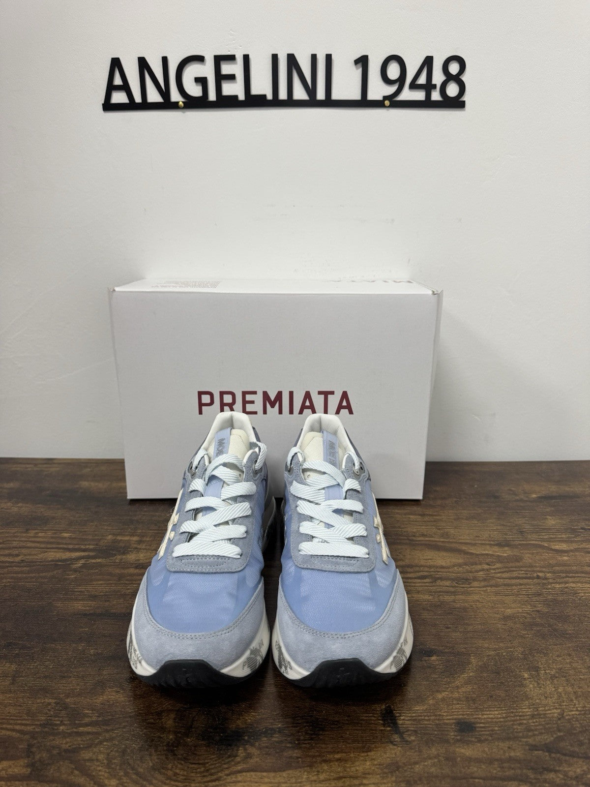 Premiata Moerun Sneaker Suede Celeste  Casual Donna 38