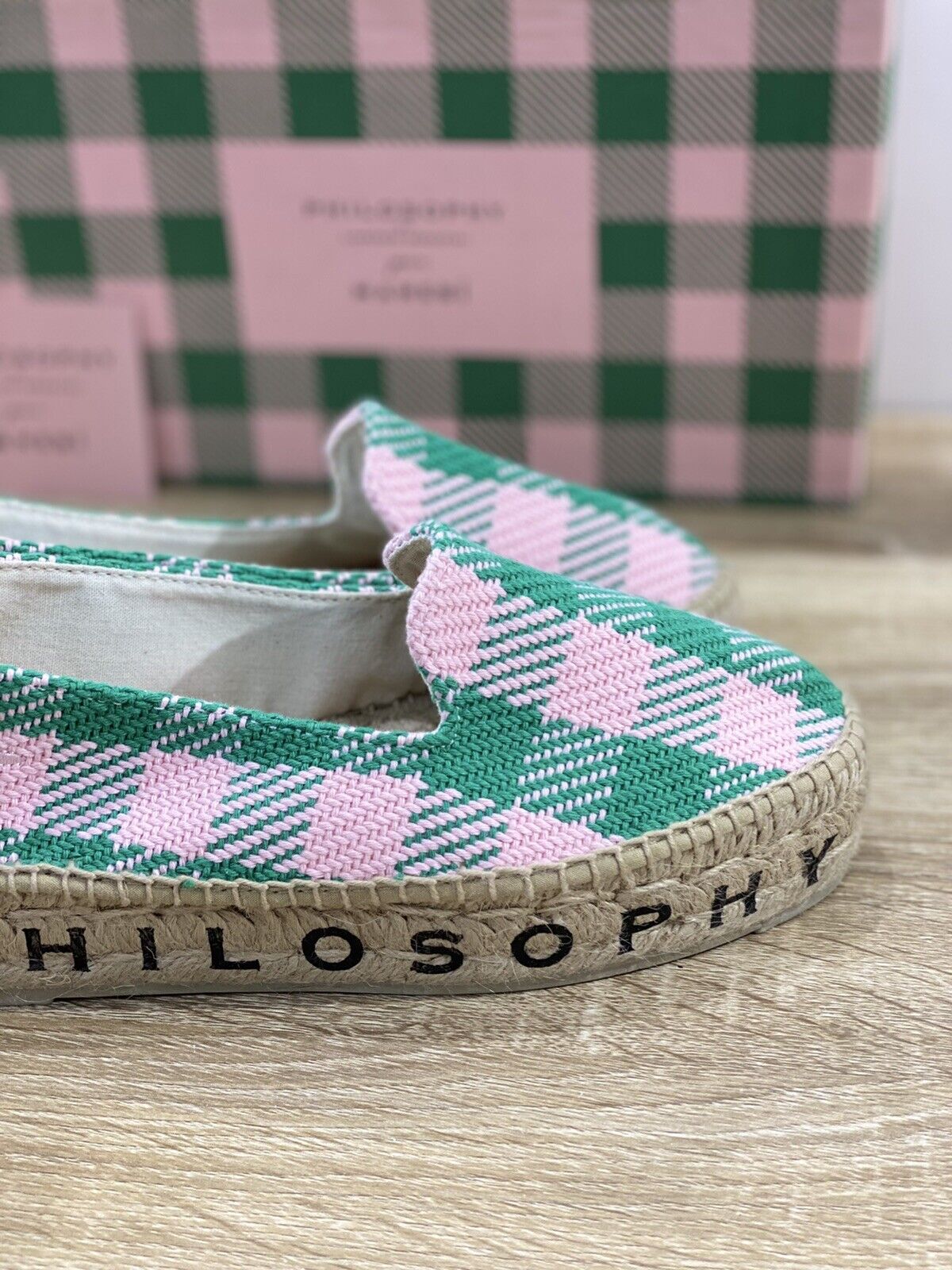 Manebi’ Espadrillas donna limited edition philosophy Verde  Rosa 36