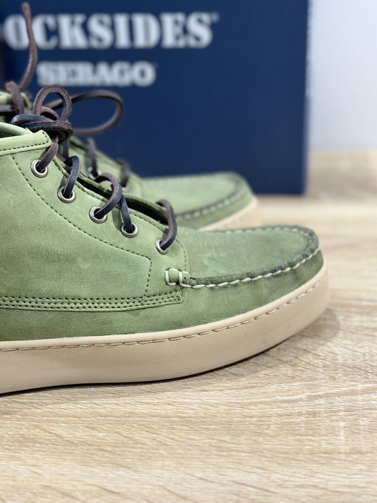 Sebago Brig CH Men Boot Verde Militare Causal Boot 40