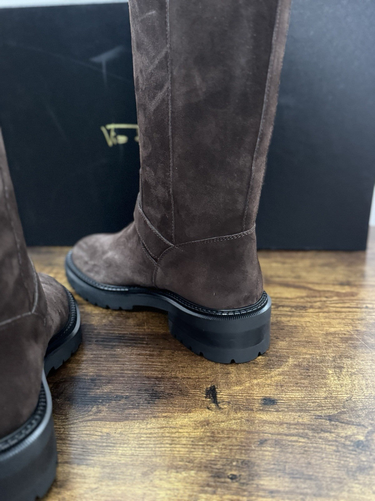 Via roma 15 stivale  donna 4280R  Suede  Testa luxury boot via roma 15 Icon 40