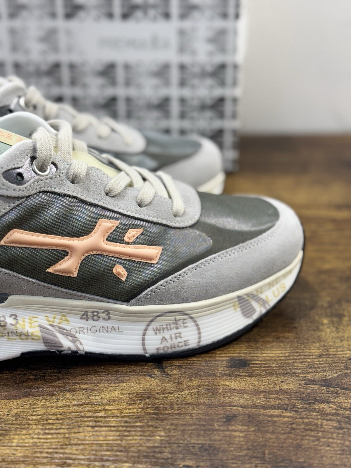 Premiata Sneaker Donna Moe Run  Grey    Causal Premiata Donna Woman Sneaker 40