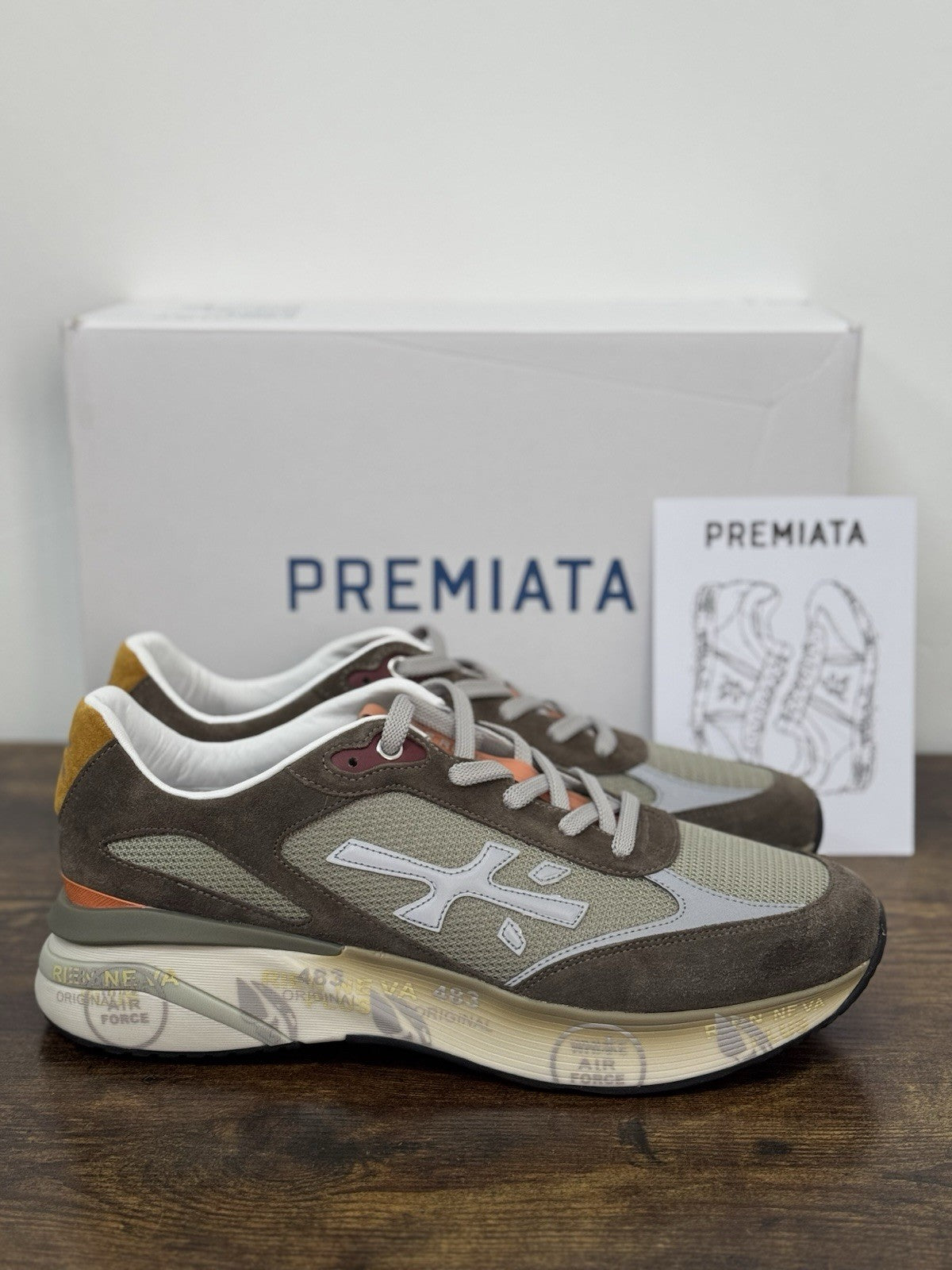 Premiata Moerun Sneaker Suede Verdone  Casual Premiata Uomo 42