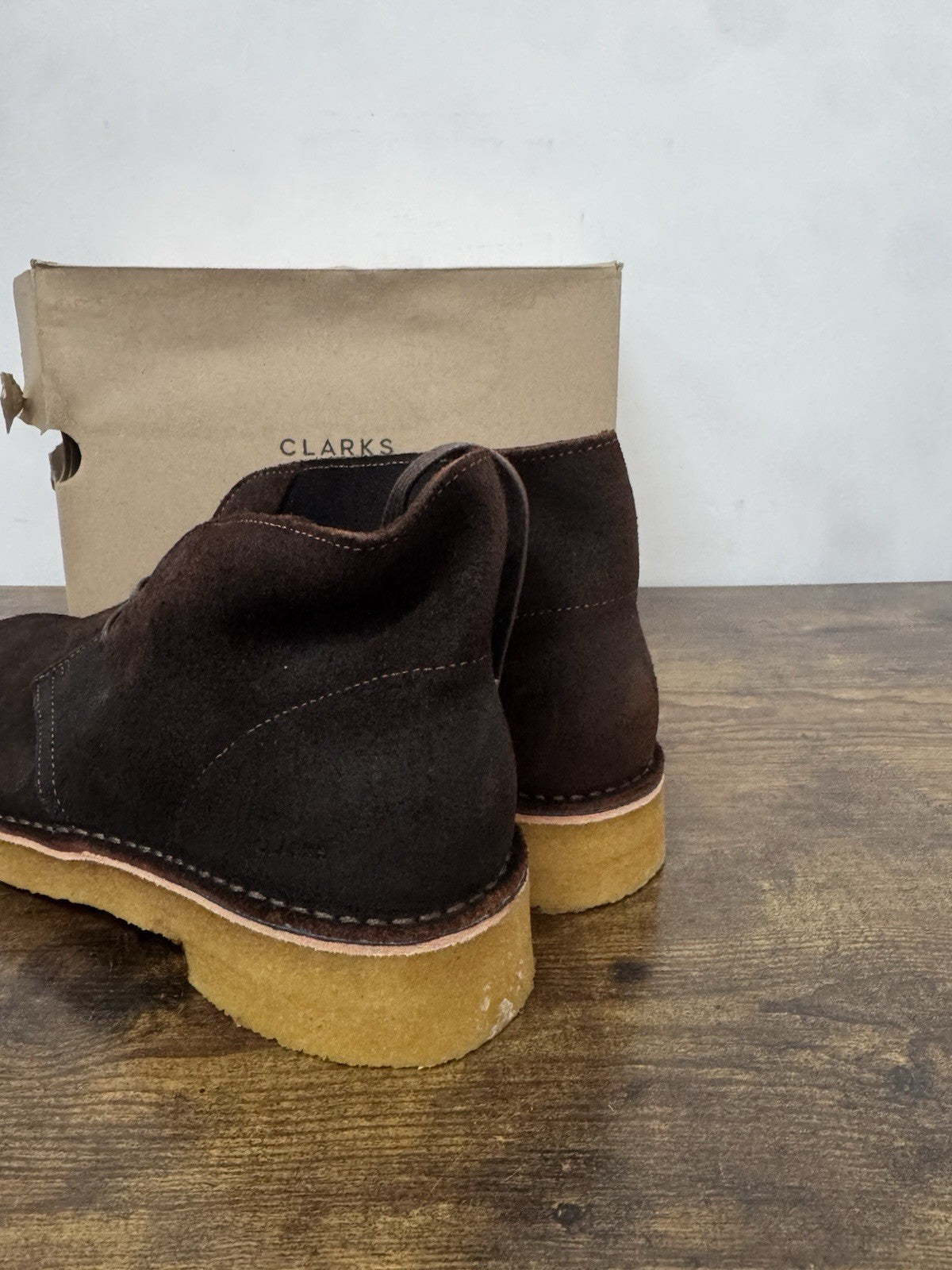 clarks desert boot 221  Suede Dark Tan  Causal Uomo 42