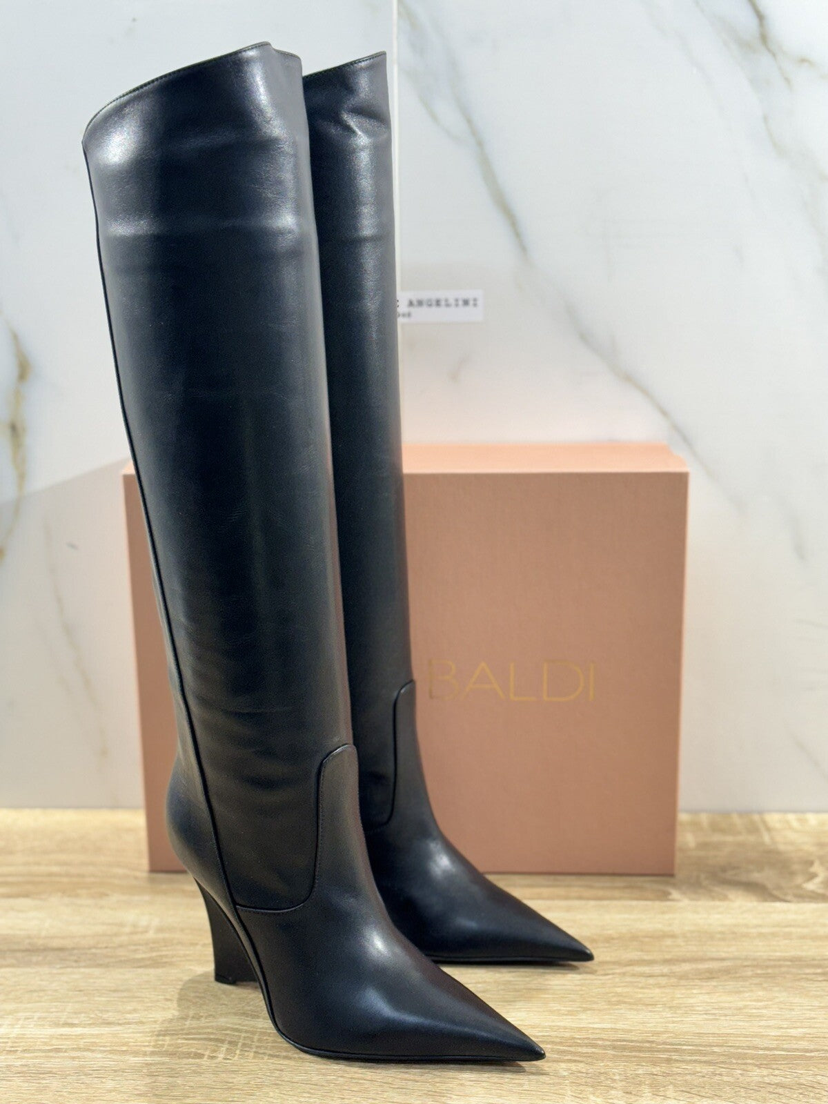 Lella Baldi Stivale Donna LT744  Pelle Nero  Luxury Woman Boot Lella Baldi 36