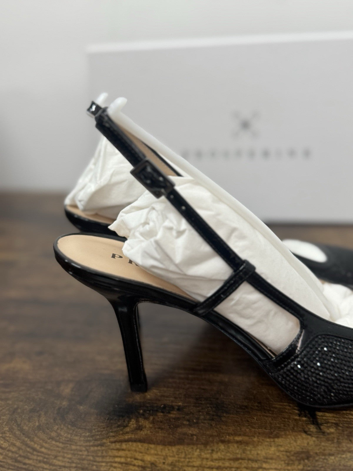 Prosperine Sling Back  Crystal Nero  Casual Scarpa Donna 39