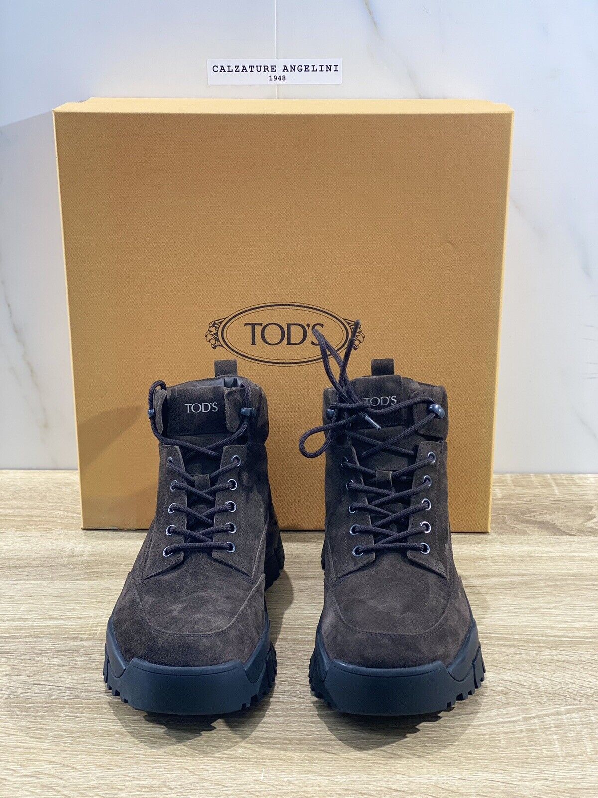 Tod’s Stivaletto uomo mid mountain boot testa moro luxury tod’s men shoes 40