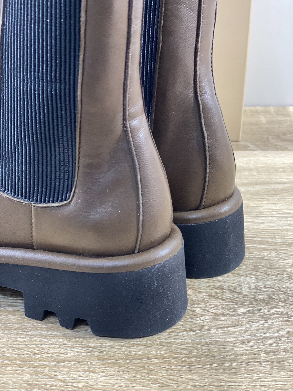 Lorena Paggi Chelsea Boot donna 22253 pelle Military luxury boot Fur 42