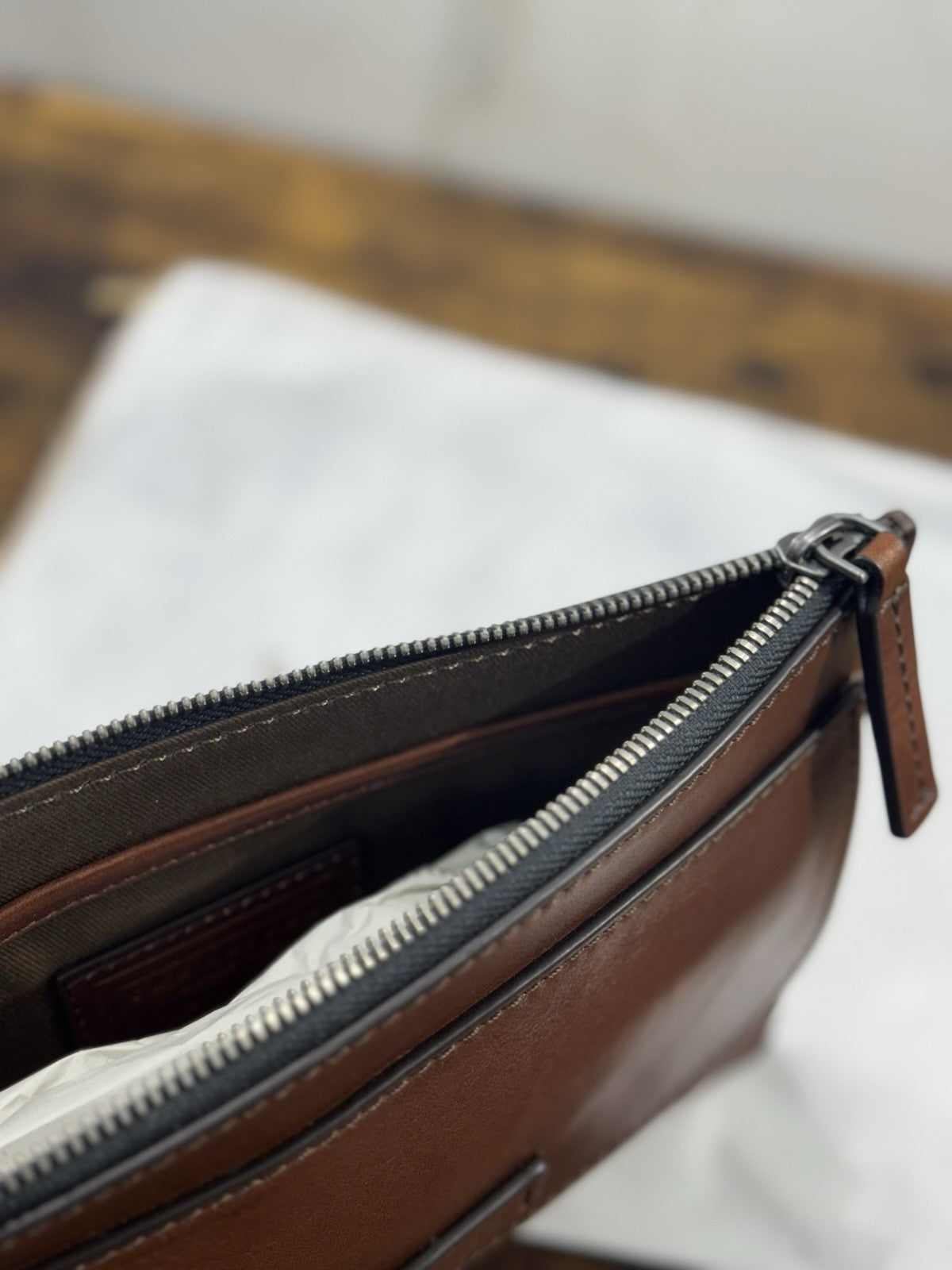 The Bridge Pochette Pelle Cuoio  Da Polso Top Quality The Bridge Uomo