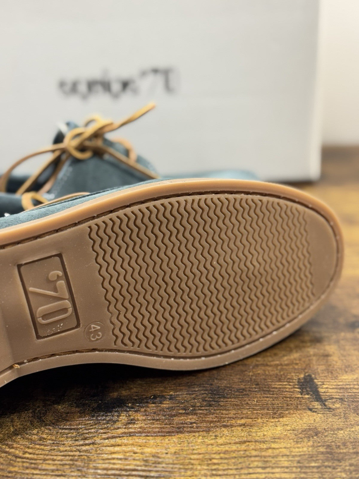 Equipe 70 Scarpa Da Barca Suede Sky Uomo 43
