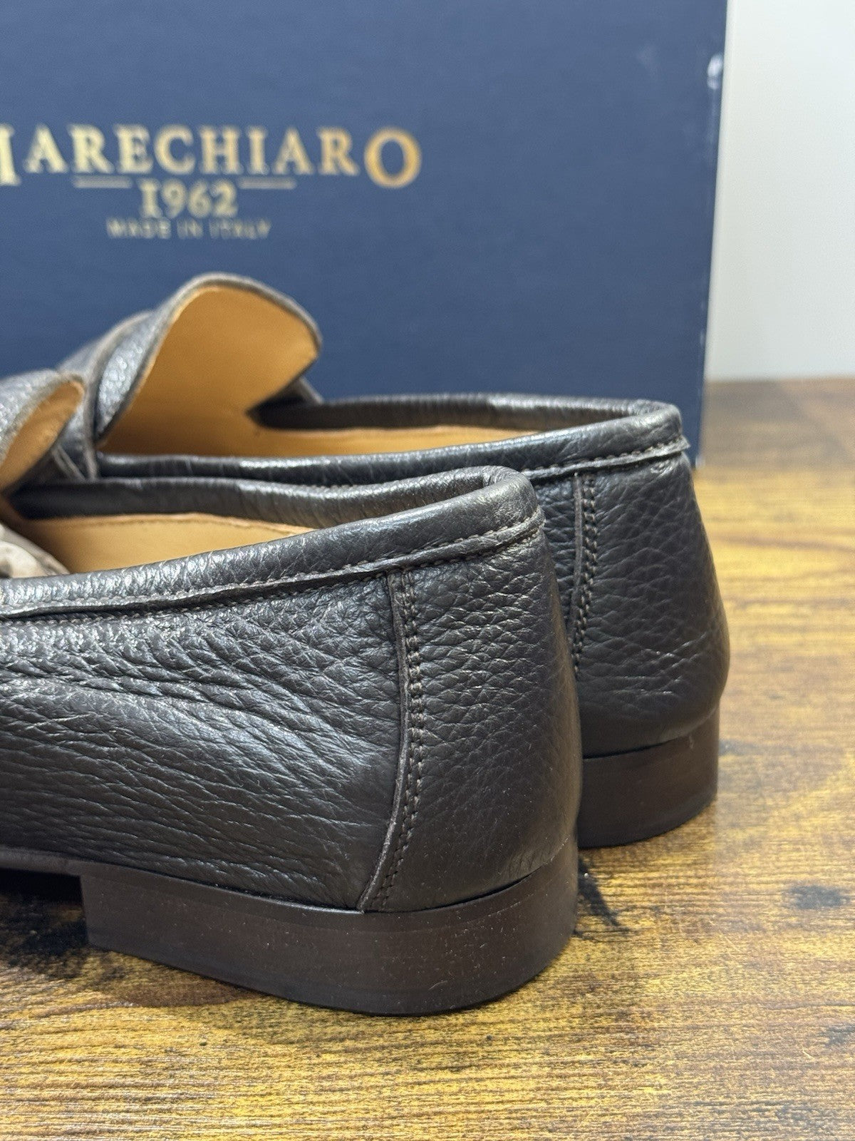 Marechiaro Mocassino Uomo Pelle Cervo Ultra Flexible Casual Uomo 44