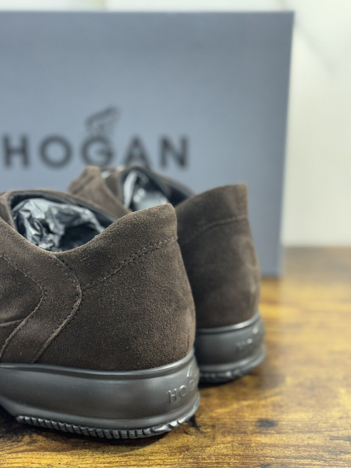 Hogan Interactive uomo suede Testa Moro   luxury casual hogan shoes 41.5