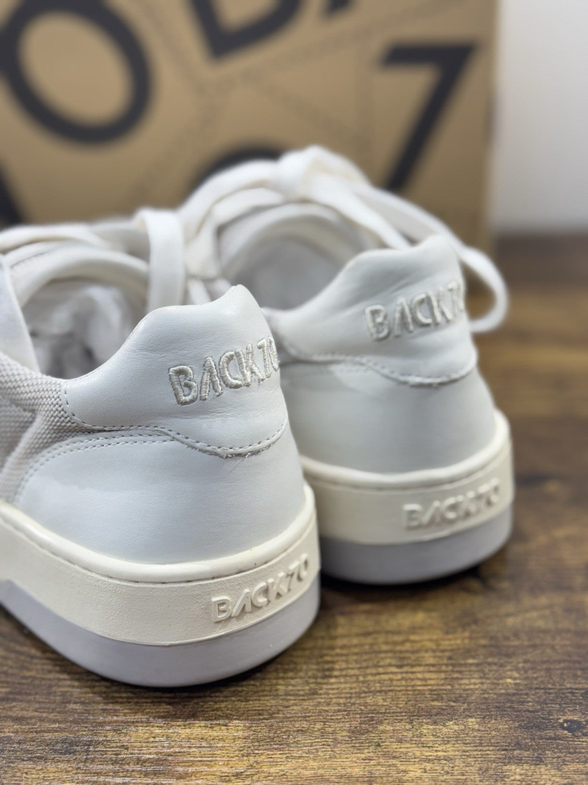 Back 70 Sneaker Pelle Bianca Causal Uomo 41