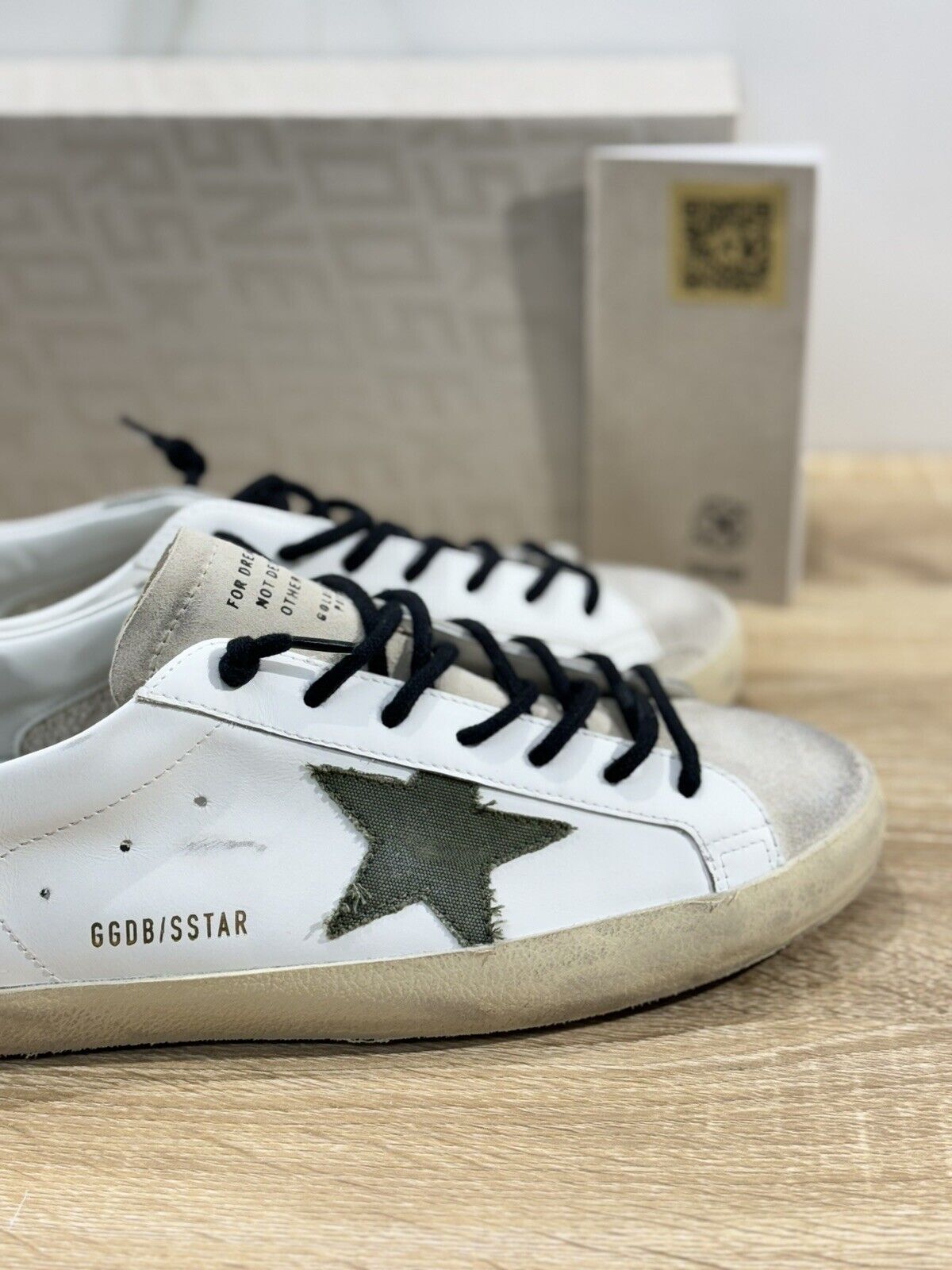 Golden Goose Sneaker Uomo Super Star Bianca Pelle Luxury Men Sneaker 41