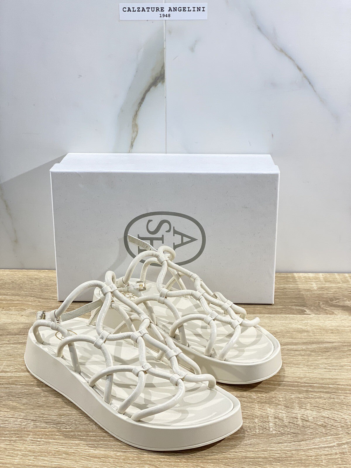 Ash Venus Sandalo Donna Pelle  Talco Luxury Woman Ash Sandali 41