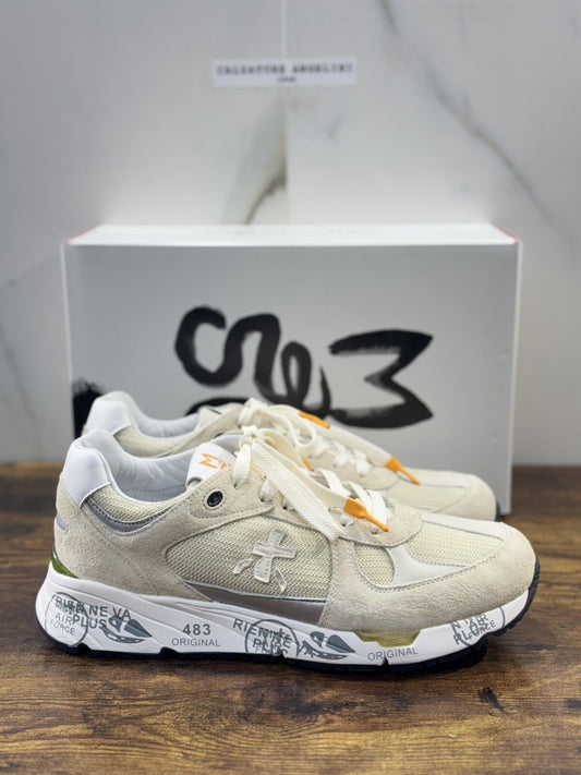 Premiata Mase    Sneaker Uomo Pelle Beige   Casual Sneaker Premiata Uomo 40