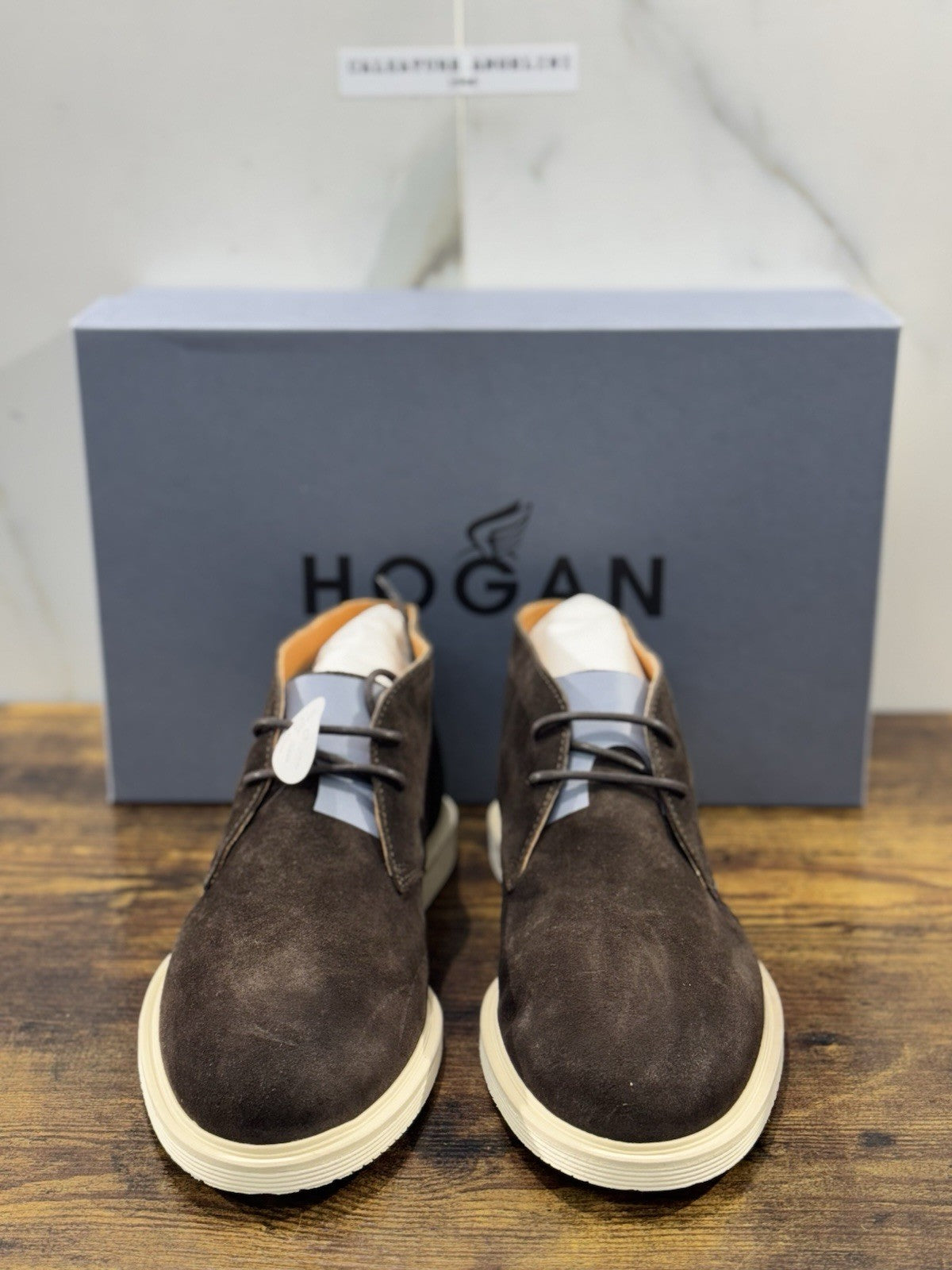 Hogan H633 Polacco Suede T Moro  Memory Foam Casual Hogan Uomo 42