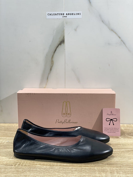 Pretty Ballerinas Scarpa Donna Audrey Pelle Nero  Ballerina Donna 39