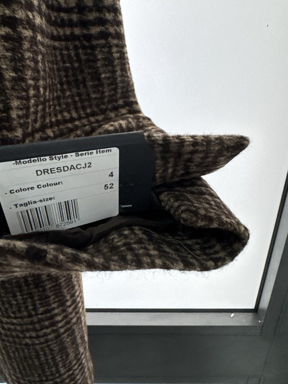 Breras Cappotto Doppiopetto  in lana E Vergine  Marrone  Uomo 52