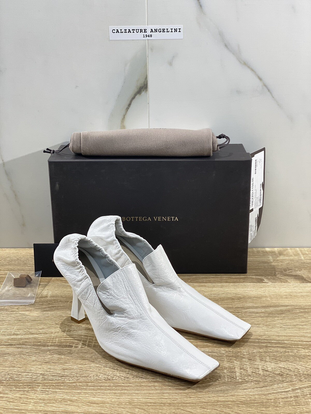 Bottega Veneta Mocassino donna pelle bianca luxury bottega veneta Crunch 39.5