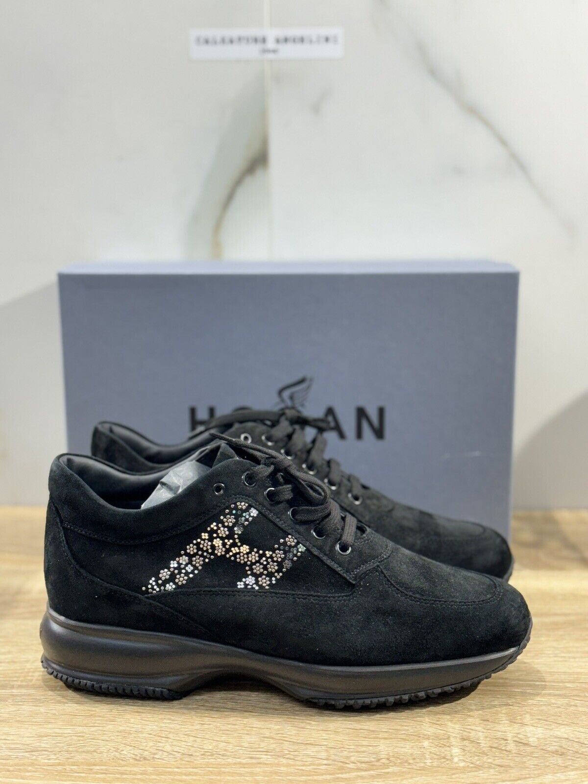 hogan interactive donna Pelle Suede Nero   Casual Hogan Woman 40