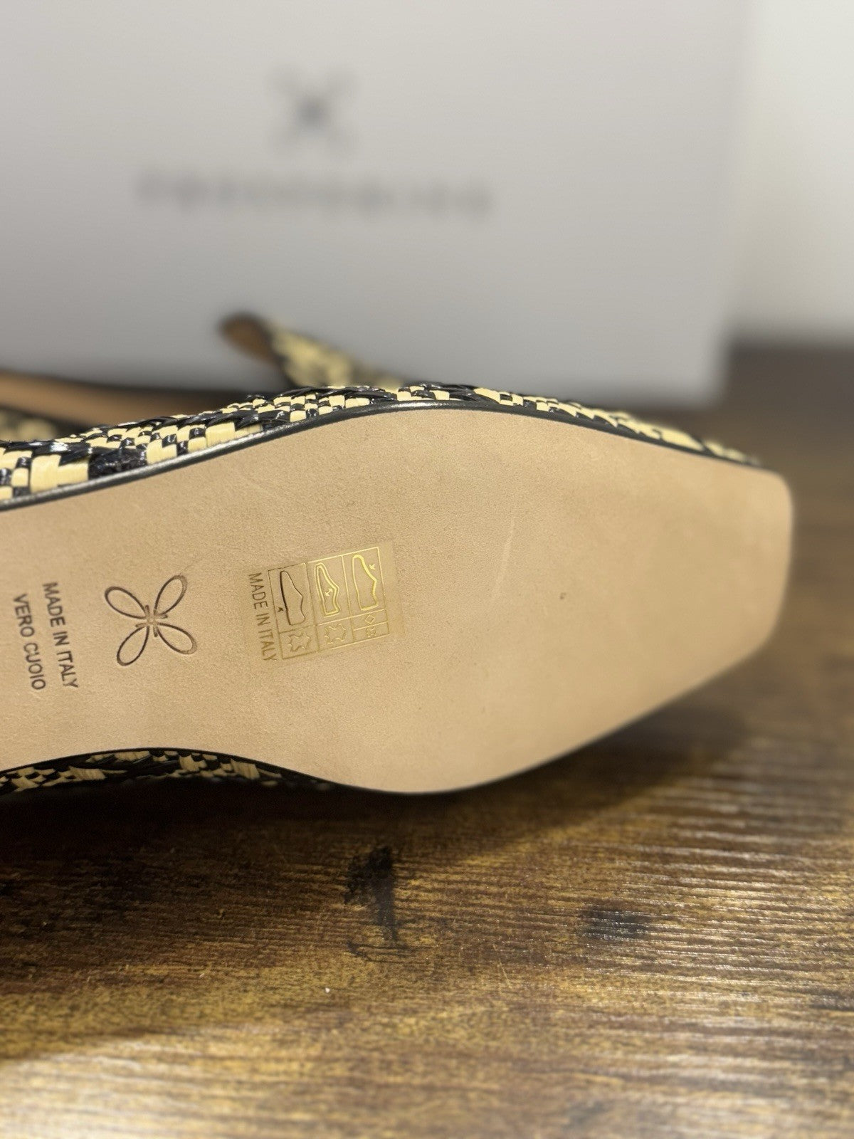 Prosperine Mocassino In Raffia Nero Beige Casual Flat Shoes Donna 41